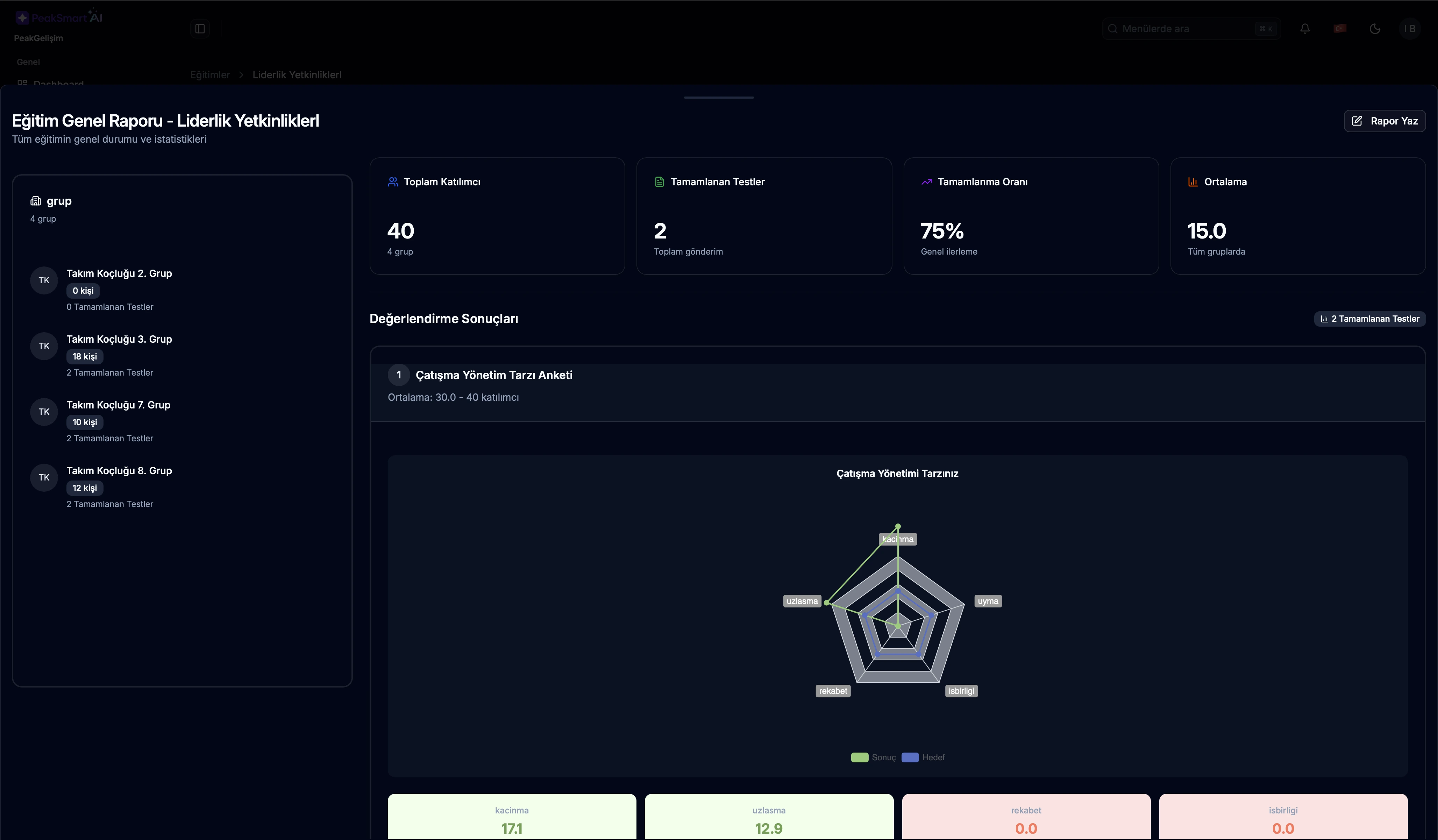 Otomatik Raporlama Dashboard