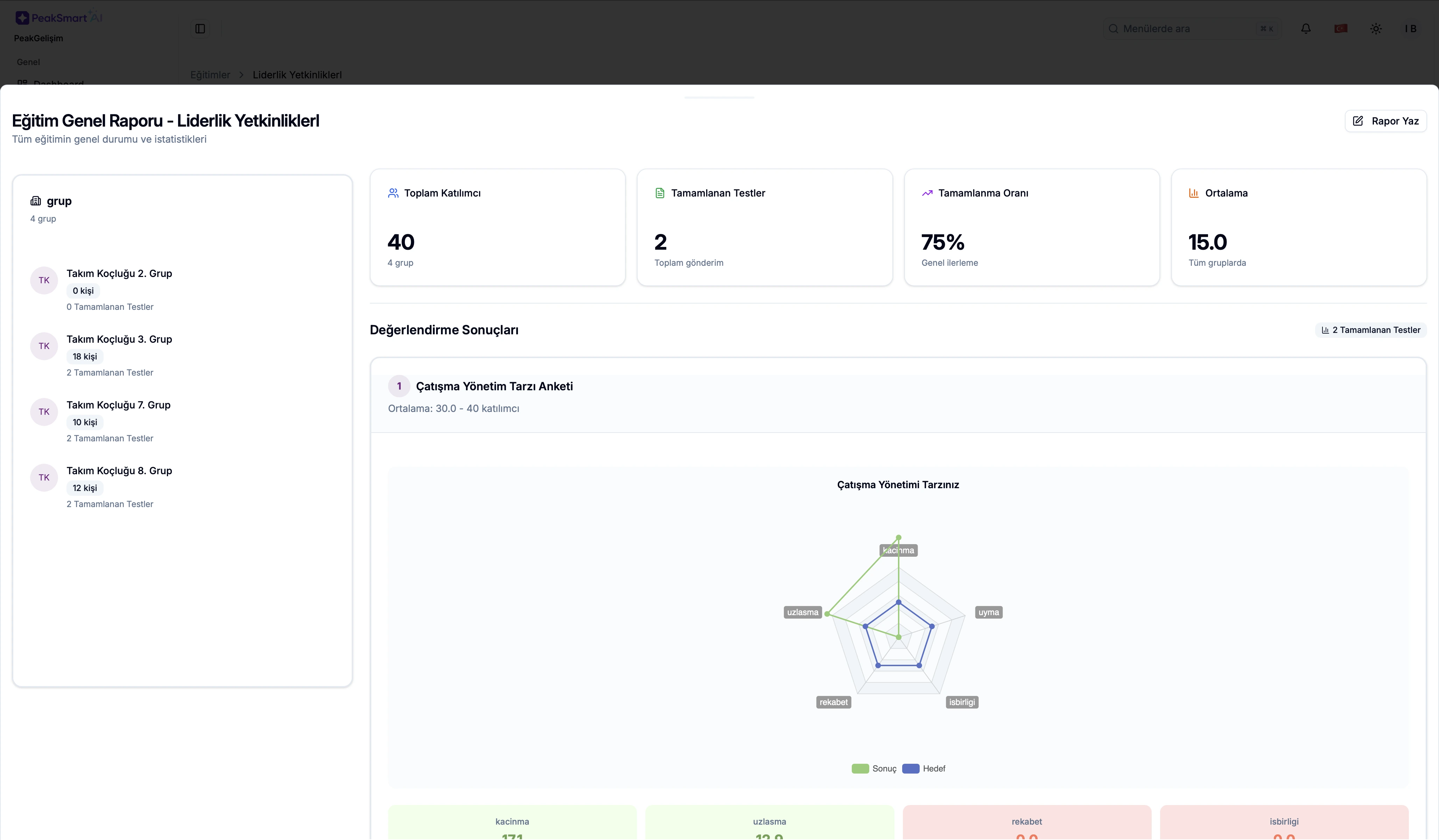 Otomatik Raporlama Dashboard